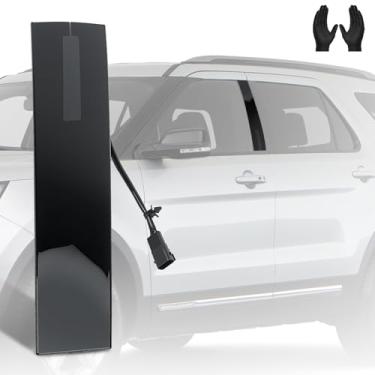 Imagem de Driver Front Door Keyless Entry Keypad B Pillar Trim Molding Panel LH Driver compatível com Explorer 2011-2019 DB5Z-7820555-AC DB5Z-7820555-AB DB5Z-7820555-AA BB5Z-7820555-AA