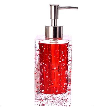 Imagem de Dispensadores de sabonete, dispensador de sabão de bancada de vidro, dispensador de loção de pressão, grande capacidade, muitos estilos estão disponíveis 190 g 209 g dispensador de sabão bomba