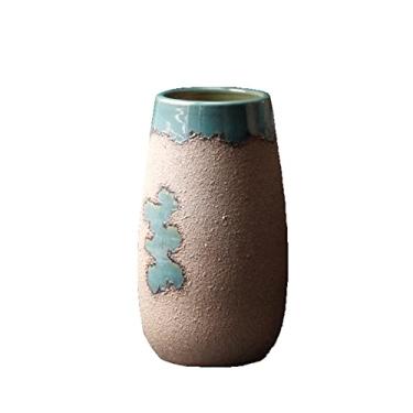 Imagem de Vaso para decoração de escritório vaso de cerâmica grande sala de estar arranjo de flores decoração de casa jardim grande vaso de flores 60 x 38 cm decoração de casa