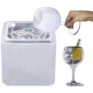 Imagem de Refrigerador de vidro, mini congelador de CO2, refrigerador de vidro de barra, adequado para dispensador de bebidas de bar