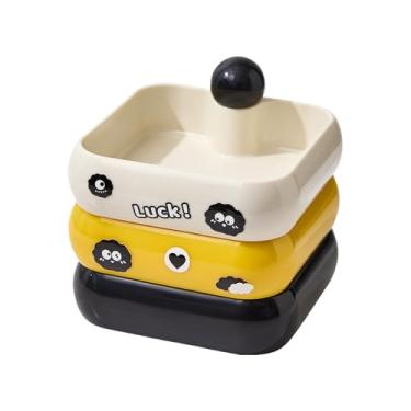 Imagem de Organizador de joias – Caixa organizadora de colar rotativa – Estojo de organização de grande capacidade com várias camadas para sala de estar, quarto, dormitório, armário