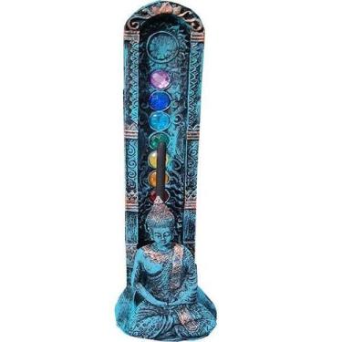 Imagem de Incensário 7 Chakras Buda Pedras 13522 - Mana Om By Plat1