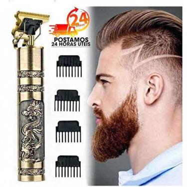 Imagem de Máquina De Cortar Cabelo Barba Elétrico Designer Aleatório - Sortidas 