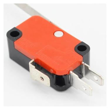 Imagem de 10 peças/lote OV-153-1C25 Interruptores de limite de dobradiça reta longa tipo alavanca SPDT interruptor para aparelho de medição eletrônica
