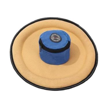 Imagem de Bothyi Disco voador interativo para cães e animais de estimação, brinquedo leve e a mordidas, feito de poliéster, ideal para treinamento.