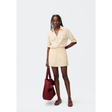 Imagem de Shorts Saia Hering Fio Tinto Em Alfaiataria Feminino-Feminino