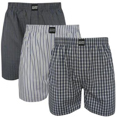 Imagem de Kit com 3 cuecas samb canção masculinas 100% algodão  original zombre,