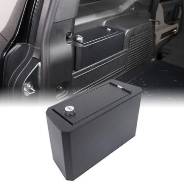 Imagem de SAFEYinanlutos Porta-malas lado esquerdo cofre de arma compatível com Hummer EV 2024 2025 Acessórios Janela lateral traseira esquerda modular caixa de armazenamento com 3 dígitos Combo senha 1 peça
