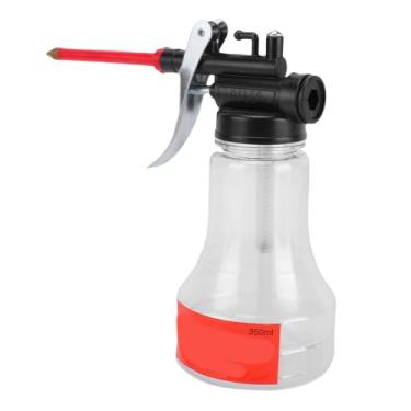Imagem de YWBL-WH Lata de óleo, Lubrificador de Bomba Manual de Alta Pressão PET Transparente de 350ml Com Alça Ergonômica e Tampa Selada, para Lubrificação de Dobradiças de Bicicletas de