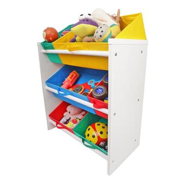 Imagem de Organizador de Brinquedos Infantil Médio Ideal para manter os brinqued