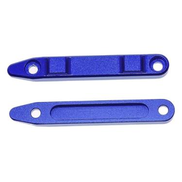 Imagem de YIJU 2 peças de trilho de proteção de teto para carro RC 1/16, acessório, peças de reposição portáteis em liga de alumínio para e Grom, Azul