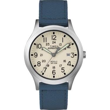 Imagem de Timex Expedition Scout 36mm Relógio, Azul/natural