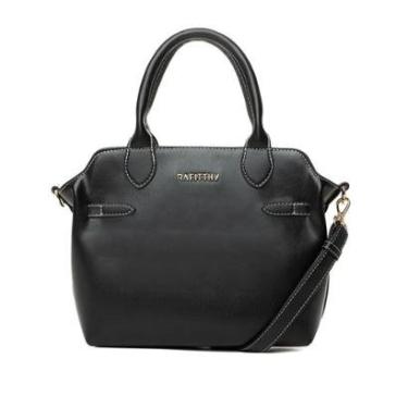 Imagem de Bolsa Feminina Rafitthy Tote Média Costura Preto-Feminino