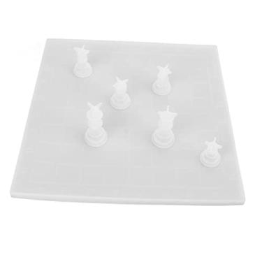 Imagem de RiToEasysports 7 PCs Schaakhars Easy Demouing Silicone Form for Do -The -Self Chess Set para Amantes de Xadrez
