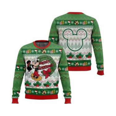 Imagem de Moletom Mickey Mouse Feio De Natal Com Estampa 3D Para Homens, Mulhere