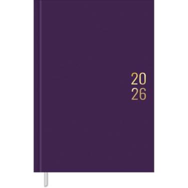 Imagem de Agenda Costurada Executiva Napoli Cores 13,4 x 19,2CM TILIBRA - 2026 (Roxo)
