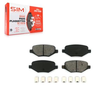 Imagem de SIM Conjunto de pastilhas de freio semi-metálicas, SIM-1377, traseiro