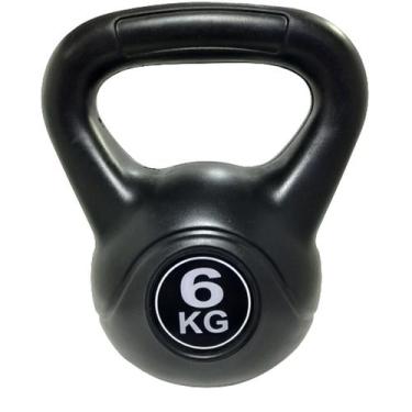 Imagem de Kettlebell 6kg Vinil Exercício Funcional Musculação Treino - OCCY