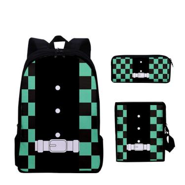 Imagem de Conjunto de mochilas Demons Slayers Kamados Tanjirous Anime School
