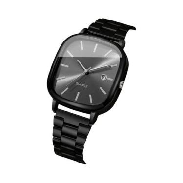 Imagem de Relógio De Pulso Masculino De Moda Quadrado Analógico Relógio De Negóc