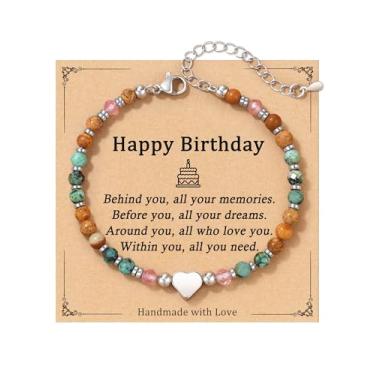 Imagem de HGDEER Presente de melhor amigo para mulheres, pulseira de meias de amizade para mulheres, presentes de aniversário para mulheres, pulseiras de amizade de melhor amiga, presentes de aniversário