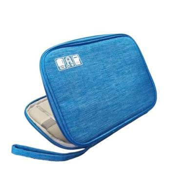 Imagem de TIOYW Caixa de relógio para Apple Watch, capa de dados, cabo de viagem, relógio inteligente, bolsa de armazenamento, caixa organizadora de relógios, 24.5x8x2.5cm, Ágata