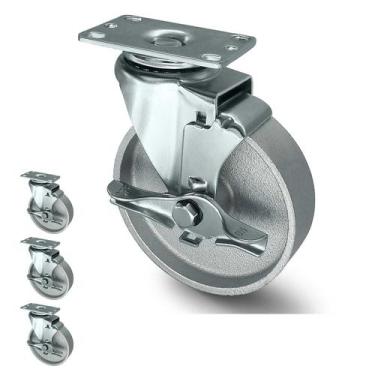 Imagem de Casters Handsammu Industrial Semi Steel Ferro Fundido 5" (2.000 libras