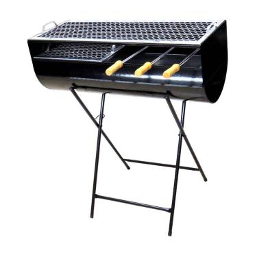 Imagem de Churrasqueira Espetinho Pé Fe 2 Grelha 3 Espeto 100x76x30cm