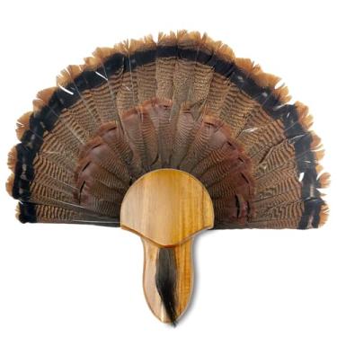 Imagem de Kit de montagem de ventilador de peru, equipamento de caça de peru, kit de montagem de peru para pendurar ventilador de peru, cauda, pena, barba, acessórios de montagens de troféus de caça universais