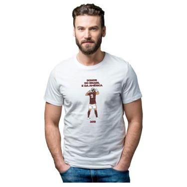 Imagem de Camiseta Artilheiro da Nação Rubro-negra - Novomanto, EGG, Branco