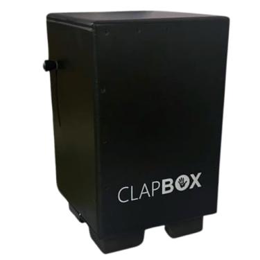 Imagem de Clapbox Cajon pequeno (tamanho pequeno) - NÃO FEITO NA CHINA - 3 armadilhas internas | Marca de cajon mais popular online (preto)