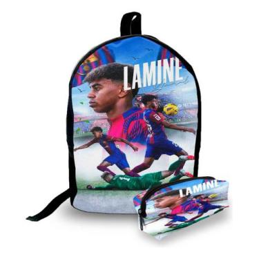 Imagem de Mini Mochila Urbana + Estojo - Lamine Yamal - Lançamento - PAINEL PRIN