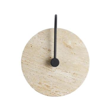 Imagem de Stgfyxgs Luminária de Parede em Pedra, Arandelas, Acabamento Refinado, Estilo Nórdico, Luminária de Parede em Mármore, Abajur de Mármore para Cafés, Salas de J