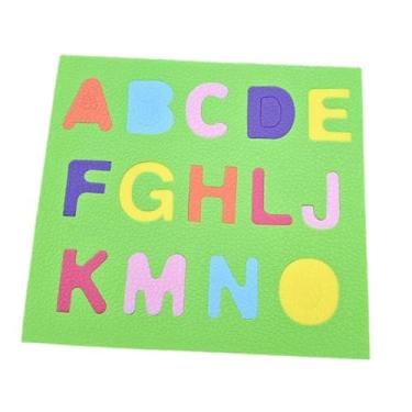 Imagem de Kokiya Tapete de espuma colorido com quebra-cabeça de formas para atividades infantis, ideal para crianças pequenas, meninos e meninas. Perfeito para creches, Alfabeto