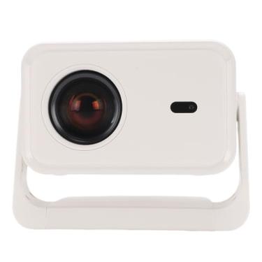Imagem de Qinlorgo Projetor Inteligente, Android 13 1 GB RAM 16 GB 1080P HD BT 5.4 WiFi6 Home Theater Com Foco Automático Auto Keystone 120 Em Tela LED Mini Projetor Externo Portátil para (Plugue EUA 500W)