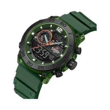 Imagem de Relógio Esportivo Masculino Leve NAVIFORCE Com Duplo Display, Luz Notu