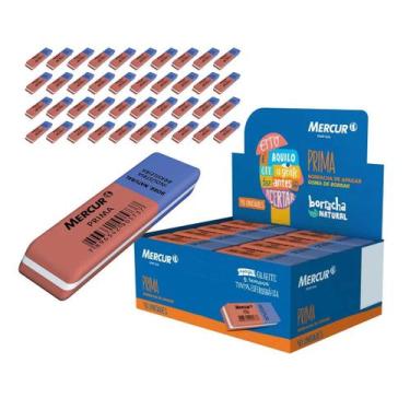 Imagem de Caixa 40 Unidades Borrachas De Apagar Prima Apaga Tinta Esferográfica 