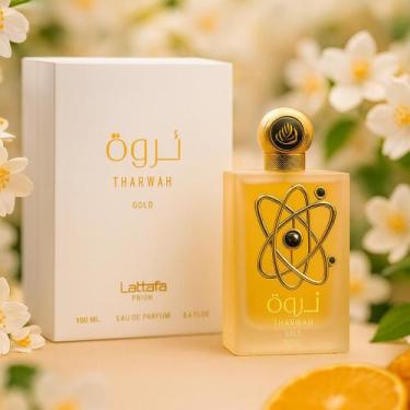 Imagem de Perfume Árabe Tharwah Gold Lattafa Pride 100ml