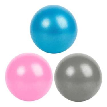 Imagem de Bola Overball Yoga Pilates Fisioterapia Fitness 25Cm Kit 3
