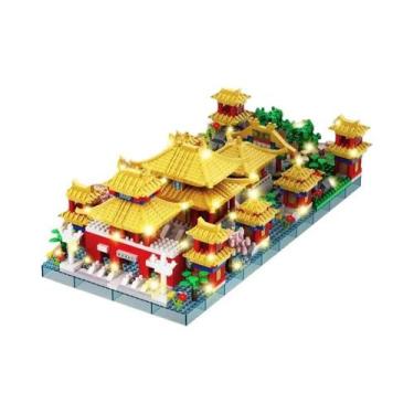 Imagem de Conjunto De Blocos De Construção Do Jardim Da Cidade Proibida Com 1466