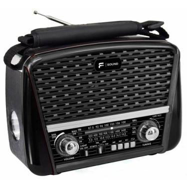 Imagem de Rádio Portátil F Sound, FS-1631BT, Bluetooth e USB - FSOUND