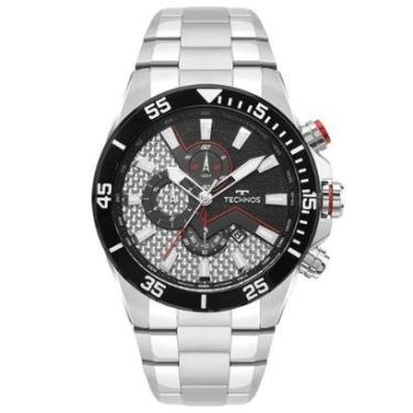 Imagem de Relógio Technos Masculino Ts Carbon Prata - OS1ABU/1C-Masculino