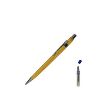 Imagem de Kit Lapiseira 0.7mm com 12 grafites Cor Lapiseira:Amarela - KAZAN