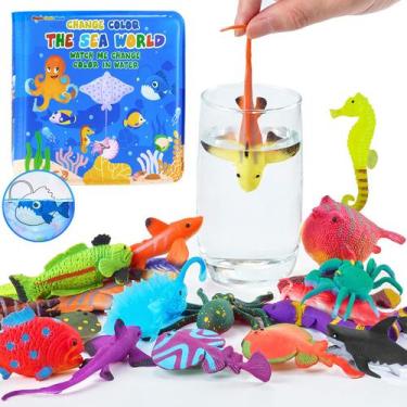 Imagem de Brinquedos de banho Staroud Color Changing Mold Sea Creatures