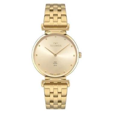 Imagem de Relógio Technos Feminino Slim Dourado - VJ20AD/1X VJ20AD/1X-Feminino