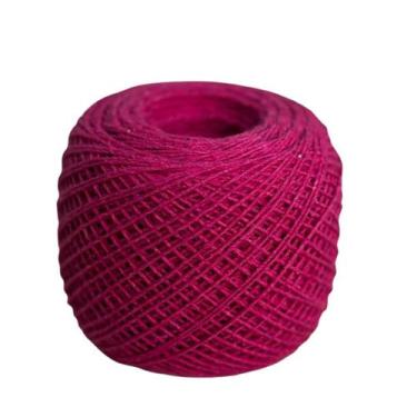 Imagem de Barbantes De Fios De Algodão 4/8 Com 400 M Cor: Rosa Pink - Redesdedor