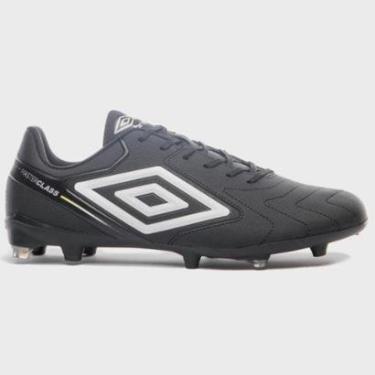 Imagem de Chuteira Masculina Campo Master Class Club Preto Lima Umbro U01FB00471-126-Masculino