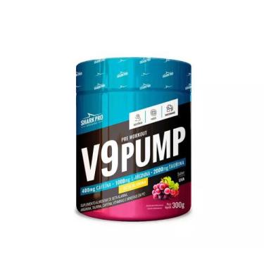 Imagem de V9 Pump Pre Treino 300g Uva - Sharkpro Suplementos, 300g