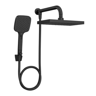 Imagem de Chuveiro Flex Max de Parede 26,5cm com Desviador Black Matte