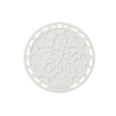 Imagem de SUPORTE LE CREUSET SILICONE FRENCH PARA PANELAS 20CM BRANCO 93007300010000